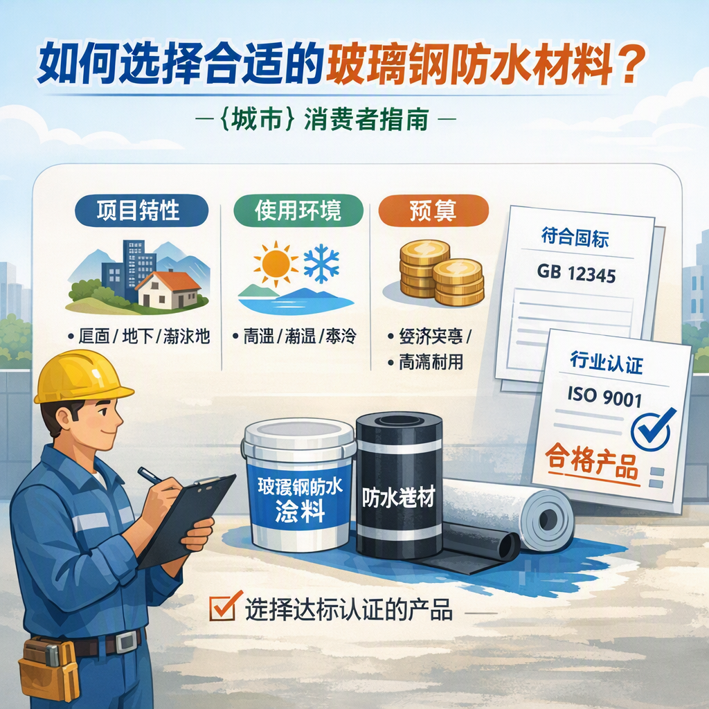 如何判定玻璃钢防水材料的合格标准? 安康 消费者指南