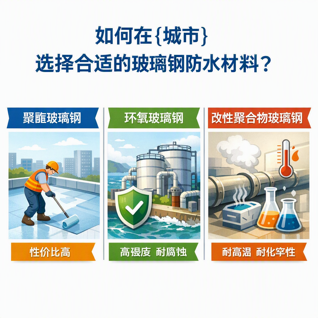 如何在安康选择合适的玻璃钢防水材料?