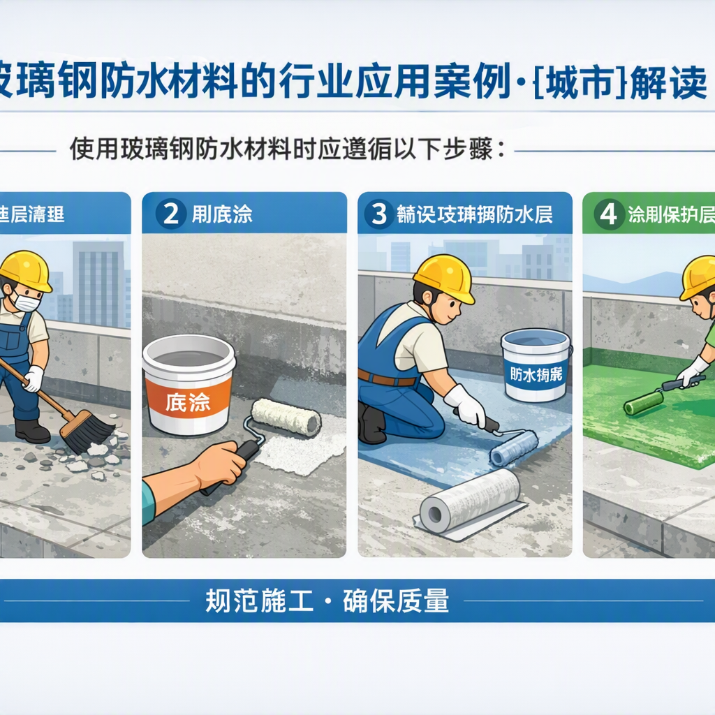 玻璃钢防水材料的行业应用案例，安康解读