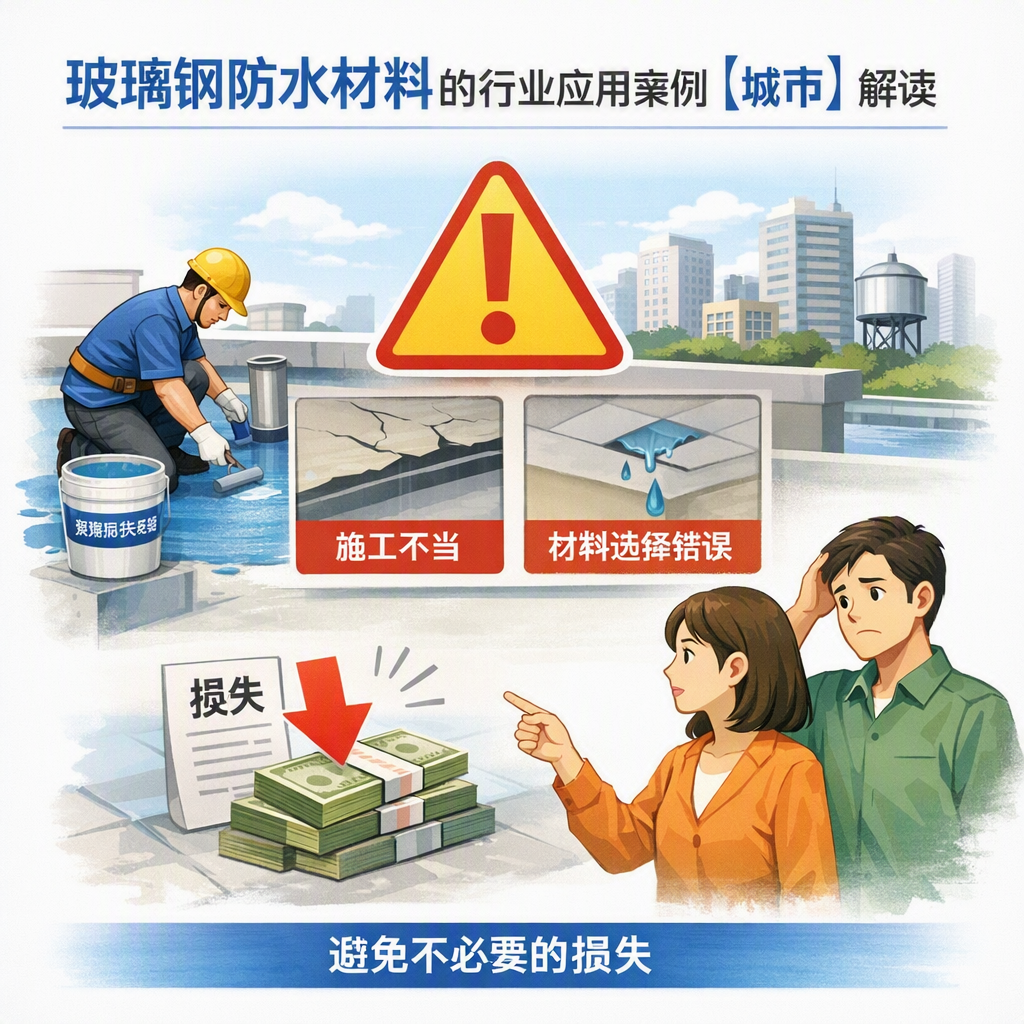 玻璃钢防水材料的行业应用案例，安康解读