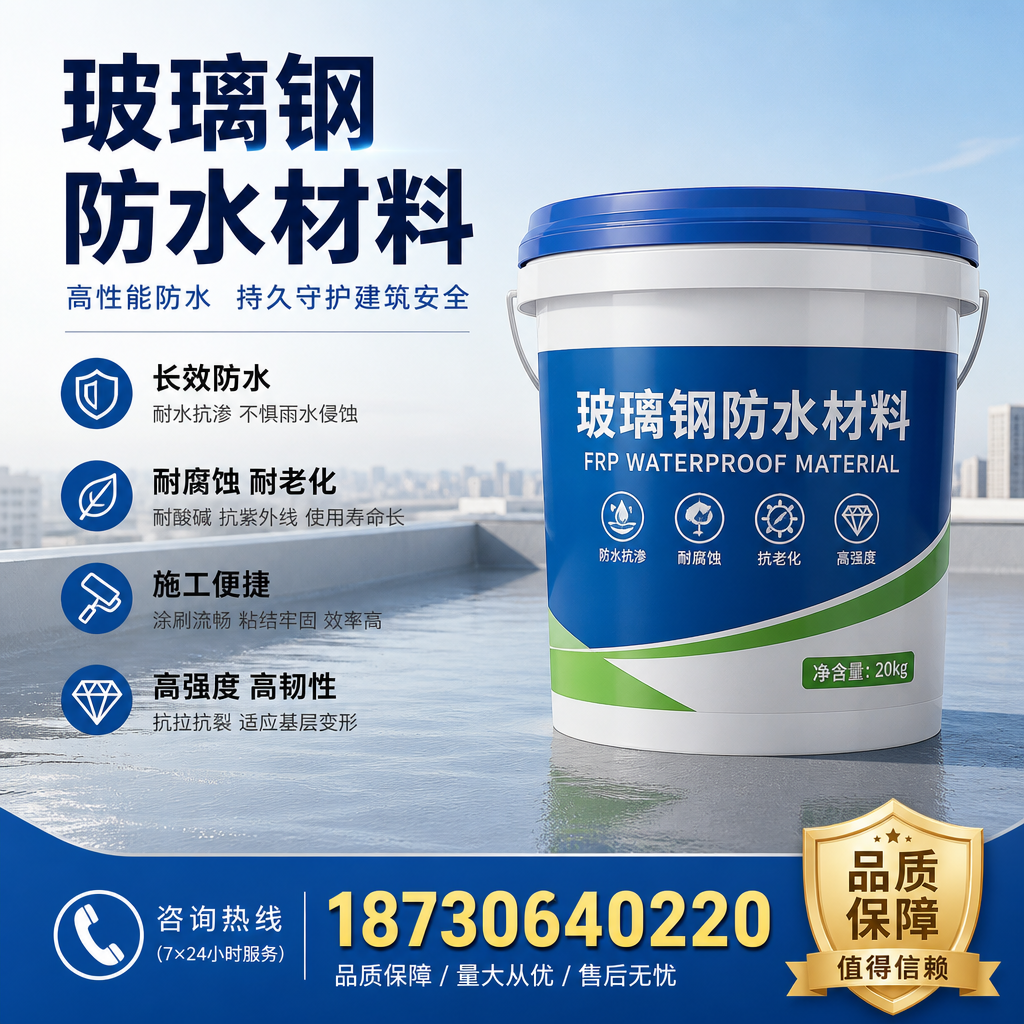专家解析：玻璃钢防水材料的市场前景分析在 安康