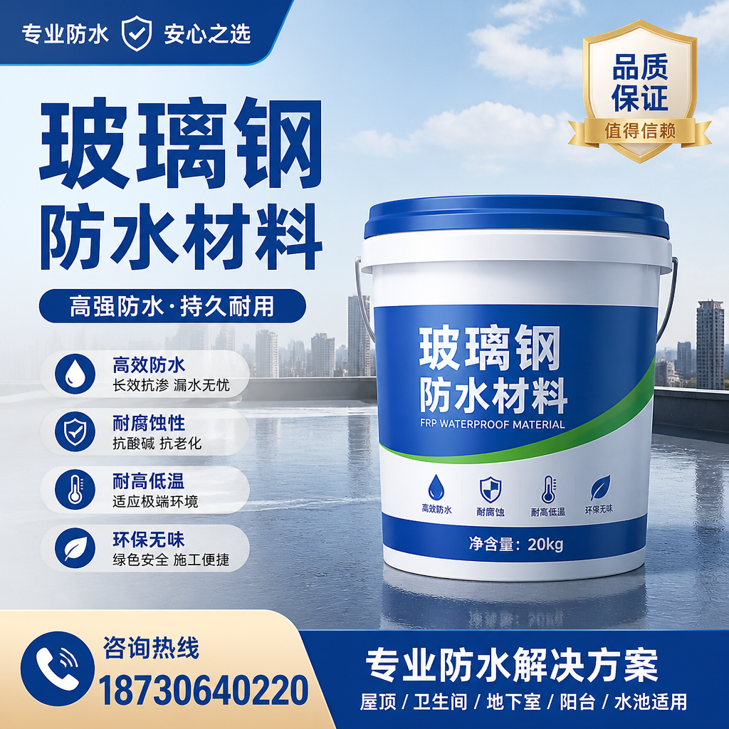 了解玻璃钢防水材料的市场趋势，安康 企业不可不知